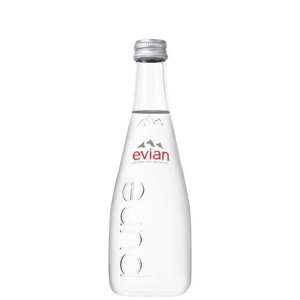Agua Evian con gas